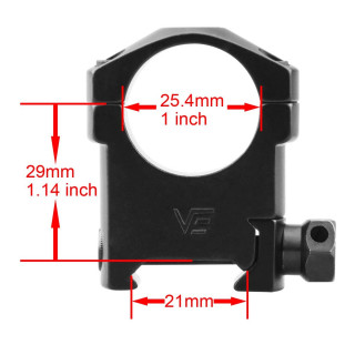 SCTM-56 Кольца Mark 1" High Vector Optics