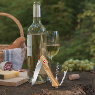 0.9701.64 Нож Victorinox Delemont, "Wine Master", 130 мм, олива