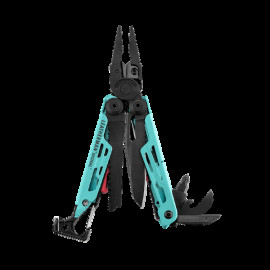 832733 Мультиинструмент LEATHERMAN SIGNAL AQUA, синтетический чехол, картонная коробка