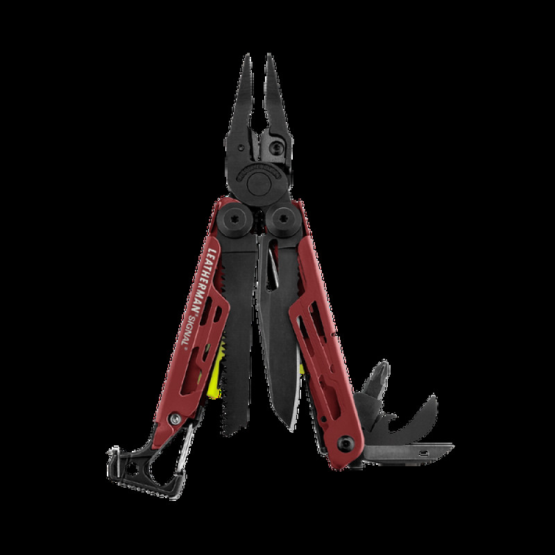 832745 Мультиинструмент LEATHERMAN SIGNAL CRIMSON, синтетический чехол, картонная коробка
