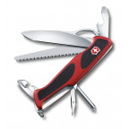 0.9663.MC Нож Victorinox Delemont, "RangerGrip 78", 130 мм, красный/черный