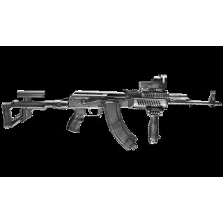 AKL47B Цевье тактическое FAB для AK 47/74, 4 планки, черное