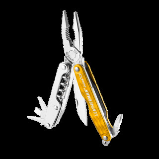 831934 Мультитул LEATHERMAN Juice C2- SUNRISE YELLOW, кож. чехол, карт. коробка