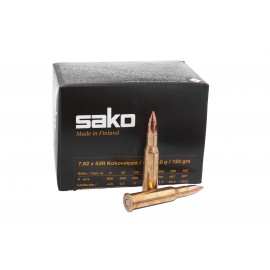 120A Патроны Sako Range к.7,62x53R/54R 8,0гр FMJ(50шт)