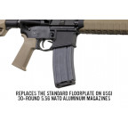 MAG024-BLK Пластина для магазина Magpul L-Plate USGI 5.56x45, Black  (3 шт./упаковка)