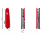 1.3703 Нож Victorinox Swiss Army Climber красный