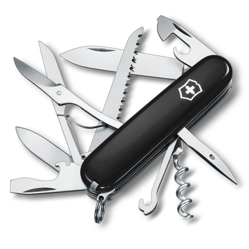 1.3713.3 Нож Victorinox Swiss Army Huntsman черный