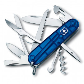 1.3713.T2 Нож Victorinox Swiss Army Huntsman прозрачный синий