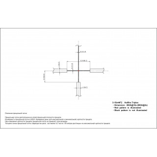 SOW53002 Прицел оптический Sig Optics Whiskey 5 3-15x44mm HellFire Triplex