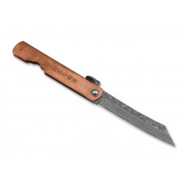 01PE315 Нож Higonokami "Irogane Damascus"