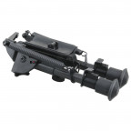 RSCFS-06 Сошки 6"-9" на антабку. Карбоновое волокно, подпружиненые Vector Optics