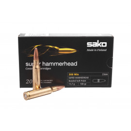 236A Патроны Sako Super Hammerhead 308Win SP 11,7гр (180GR) (20шт.)