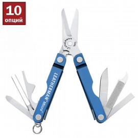 64340181N Мультиинструмент LEATHERMAN Micra-Blue, картонная коробка