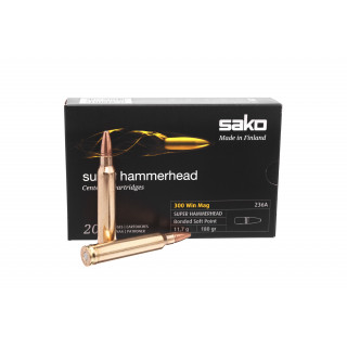 236A Патроны Sako Super Hammerhead 300WSM SP 11,7гр (10шт.)
