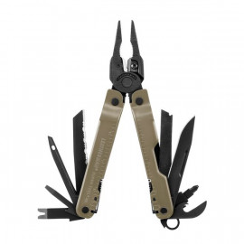 832762 Мультиинструмент LEATHERMAN Super Tool 300M BLACK/COYOTE, чехол MOLLE (черн), карт. кор.