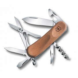 2.3901.63 Нож Victorinox Delemont, "EvoWood 14", 85 мм, EvoWood, орех