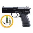 2.5689 Подарочный комплект - страйкбольный пистолет Umarex Heckler & Koch USP .45  Gas Blowback