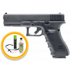 2.6411 Подарочный комплект -  страйкбольный пистолет Umarex Glock17 Gen.4 кал. 6мм. Gas Blowback