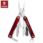 831227 Мультиинструмент LEATHERMAN Squirt PS4 RED, картонная коробка