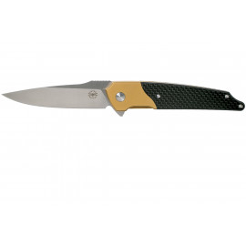201802 Нож Amare Knives "Pocket Peak Folder", золотой