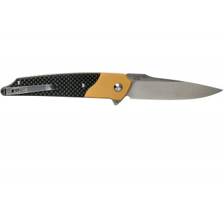 201802 Нож Amare Knives "Pocket Peak Folder", золотой