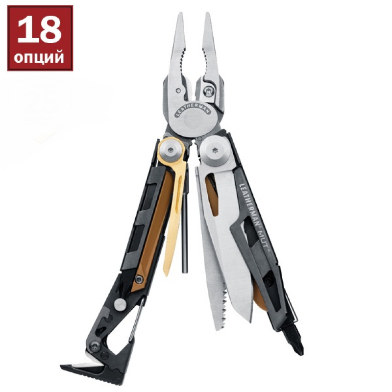 850012N Мультиинструмент LEATHERMAN Mut, чехол Molle (коричневый), картонная коробка