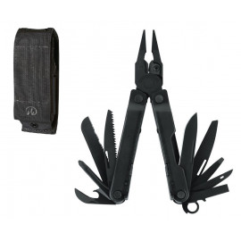 831563 Мультиинструмент LEATHERMAN Rebar Black, чехол Molle, картонная коробка