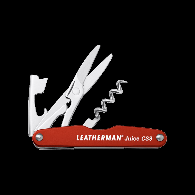 832369 Мультитул LEATHERMAN Juice CS3- Cinnabar orange в коробке