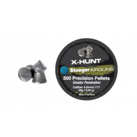 92144500005S Пульки Stoeger X-Hunter Point 4.5мм/.177 0.56g (500шт.)