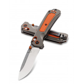 15061 Нож Benchmade "Grizzly Ridge", оранж.\серый